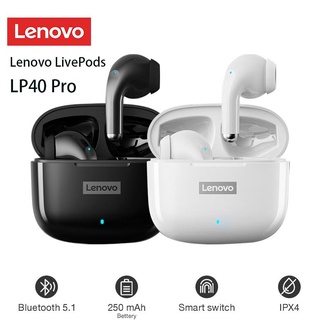 เช็ครีวิวสินค้าLenovo LP40 pro รุ่นใหม่ หูฟังไร้สาย TWS Earphones หูฟังบลูทูธ