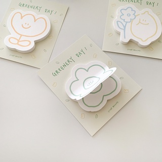 [พร้อมส่ง] second morning • — Greenery Post-it