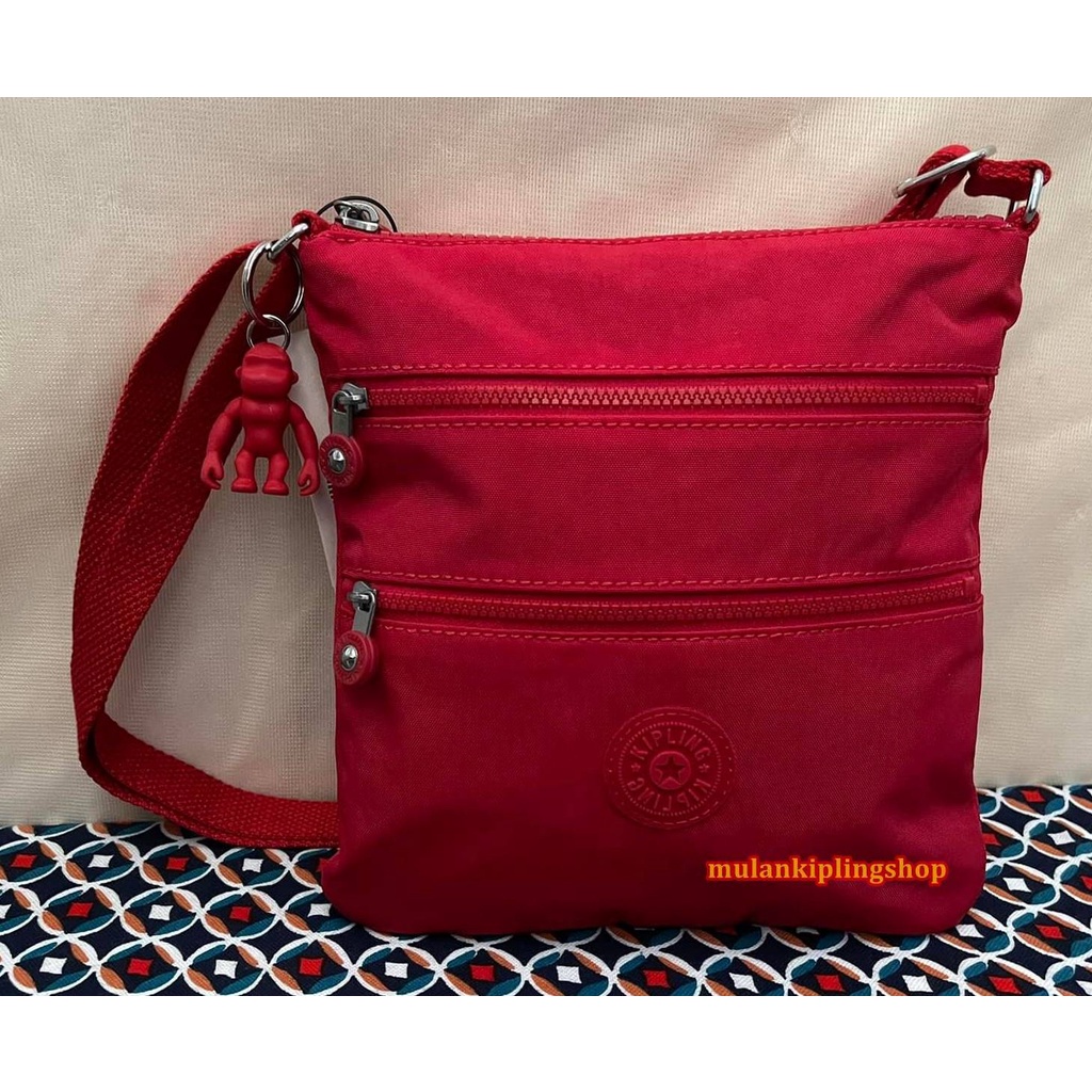 ส่งฟรีEMS Kipling Keiko Crossbodybag - Red Rouge | Shopee Thailand