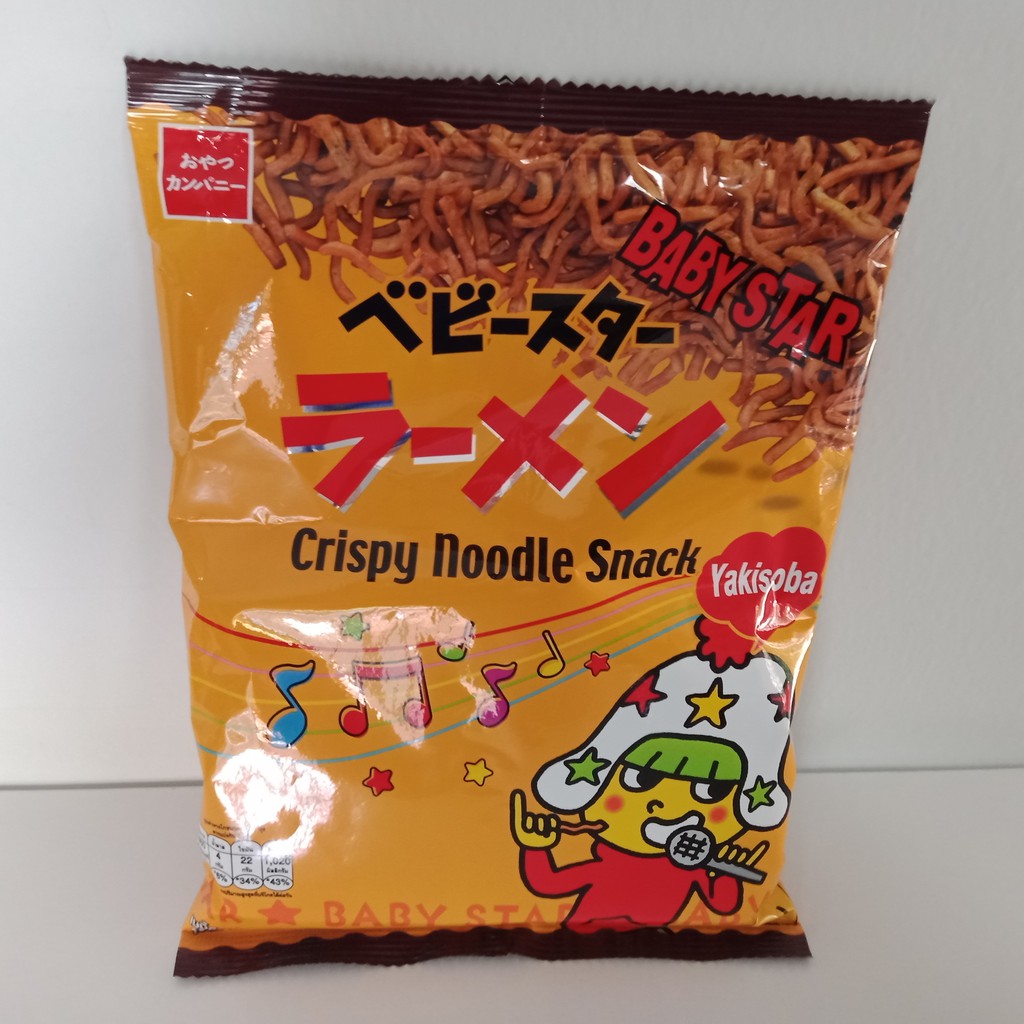 ขนมญี่ปุ่น-เบบี้สตาร์-คริสปี้-นูเดิ้ล-สแน็ค-รสนิยม-สินค้าขายดี-baby-star-crispy-noodles-snack