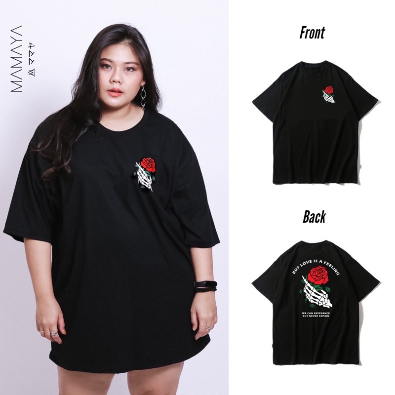 100-cotton-เสื้อยืดคนอ้วนแขนสั้นไซส์ใหญ่-แนวสตรีท-plussize-ใส่ได้ทั้งชายและหญิง