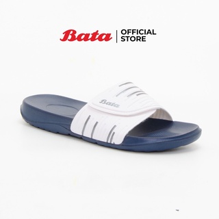 สินค้า Bata Men\'s Mules Sandals รองเท้าแตะสำหรับผู้ชาย รุ่น Simba สีขาว 8611115