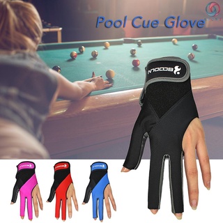 สินค้า SPORT 1 PCS Pool Cue Gloves Billiard Three Cut Gloves Left Hands Gloves Billiard Accessories