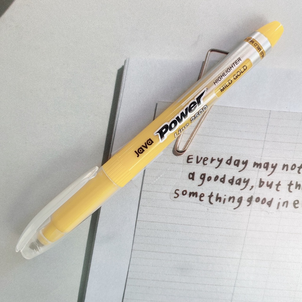 JAVA Power Line 2500 Highlighter / จาวา พาวเวอร์ ไลน์ ปากกาเน้นข้อความ ...