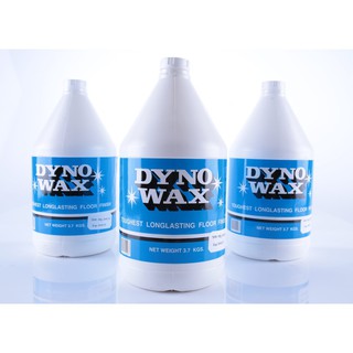 Dynowax น้ำยาขัดเงาพื้น เคลือบผิวหน้ากระเบื้องยางให้ความมันและเงางาม น้ำหนักสุทธิ 3.7 ลิตร (แกลลอน)