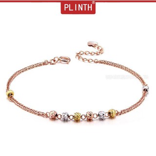 PLINTH สร้อยข้อมือทอง 24K เครื่องประดับแฟชั่นสีหรูระดับไฮเอนด์816