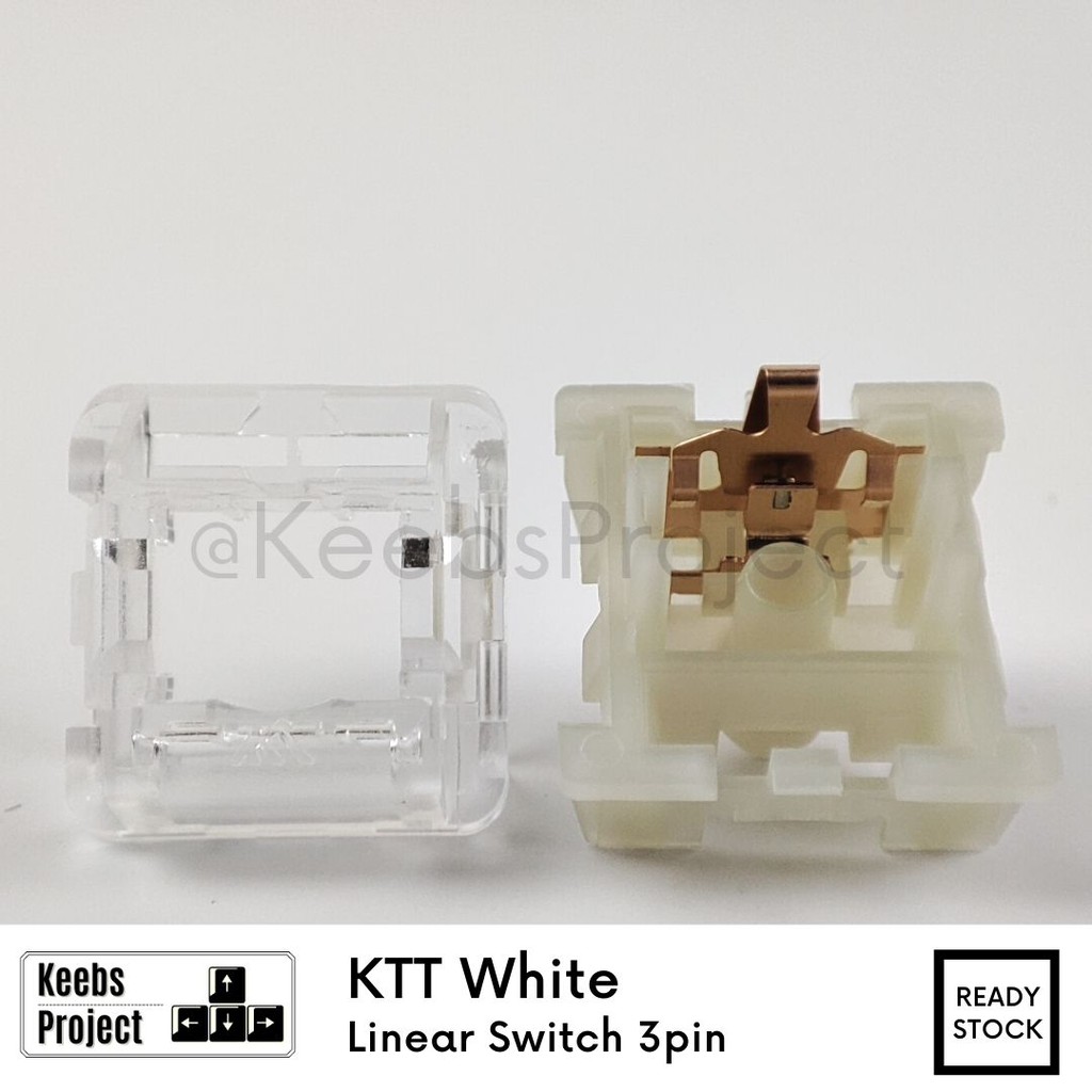 ktt-kang-white-linear-switch-3-pin-พร้อมส่ง-มาเลเซีย-สําหรับคีย์บอร์ดเชิงกล