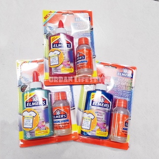 Elmers เอลเมอร์ ชุดกาวทำสไลม์สีเมทัลลิค metallic color slime glue kit ชุดทำสไลม์ ชุดกาวเมทัลลิคทำสไลม์ น้ำยาเมจิคลิควิด