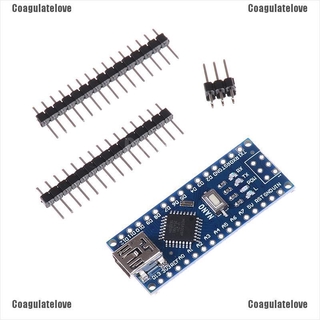 Coagulatelove.☪บอร์ดไมโครคอนโทรลเลอร์ Mini Usb Nano V3.0 Atmega328P Ch340G 5V 16M