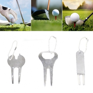 Golf Divot Fork Marker Pitch Putting Repair Score Zinc Alloy Practical【FRpokt】