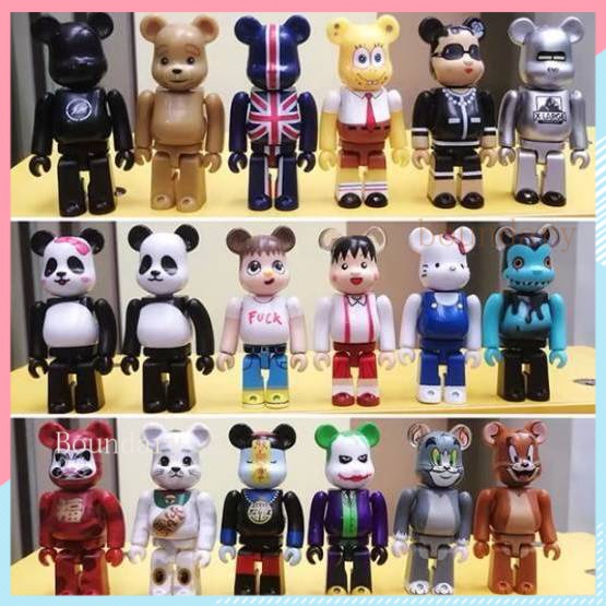 trendy-toy-bearbrick-hand-made-building-block-bear-decoration-doll-home-gift-toy-100-brute-force-bear-7cm-blind-box