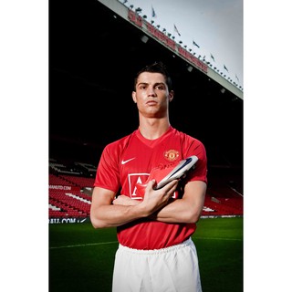 โปสเตอร์ Cristiano Ronaldo คริสเตียโน โรนัลโด Poster Manchester United MUFC Manu แมนเชสเตอร์ยูไนเต็ด แมนยู ฟุตบอล