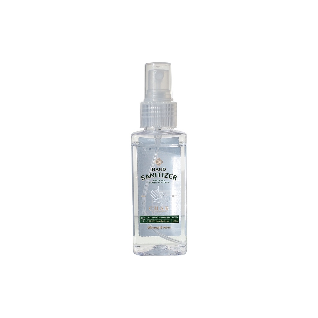 CHAR Hand Sanitizer (สเปรย์แอลกอฮอล์ กลิ่นดอกไม้) Alcohol 75% (100 ml ...