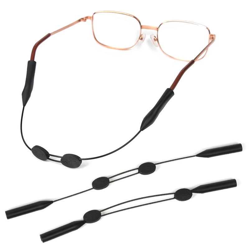 สายคล้องแว่นตา-ซิลิโคน-ยืดหยุ่น-ปรับได้-1-ชิ้น-โซ่แว่นตากันแดด-กีฬา-กันลื่น-เชือกแว่นตาสี