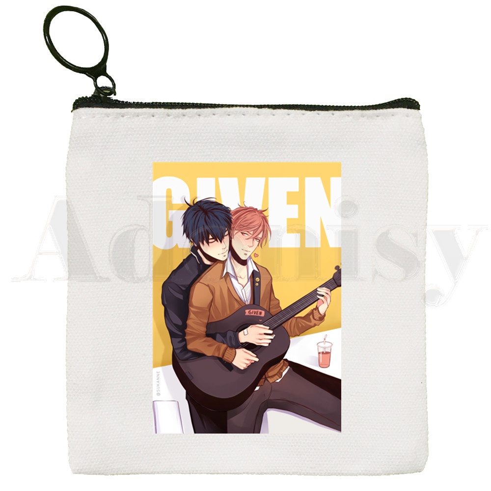 yaoi-bl-given-กระเป๋าสตางค์-กระเป๋าใส่เหรียญ-มีซิป-ลายการ์ตูนอนิเมะ-มังงะ-mafuyu-สําหรับผู้หญิง