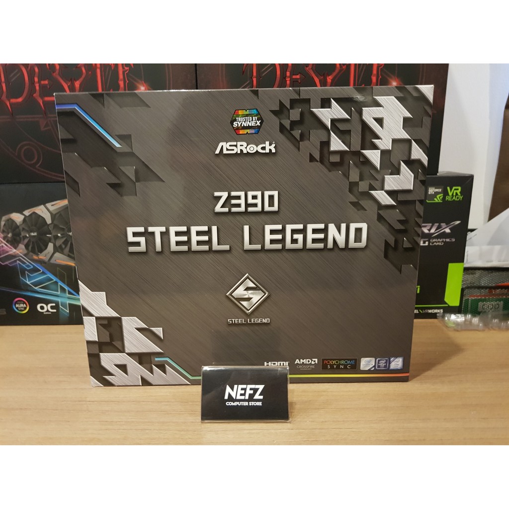 MB ASROCK Z390 STEEL LEGEND ครบกล่อง | Shopee Thailand