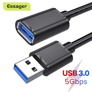 ESSAGER สายเคเบิ้ล Usb3 . 0 สําหรับ Tv Ps4 Xbox Ssd 5 Gb Usb3 . 0