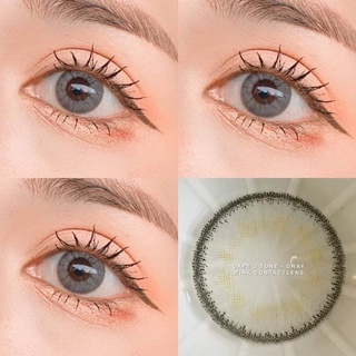 (2) Cafe 3 Tone Gray / Cafe3Tone Gray ทรีโทน สวยแซ่บ มินิ โทนเซ็กซี่ ✨Wink Lens ✨ ค่าสายตา สายตาสั้น แฟชั่น สายตาปกติ Co