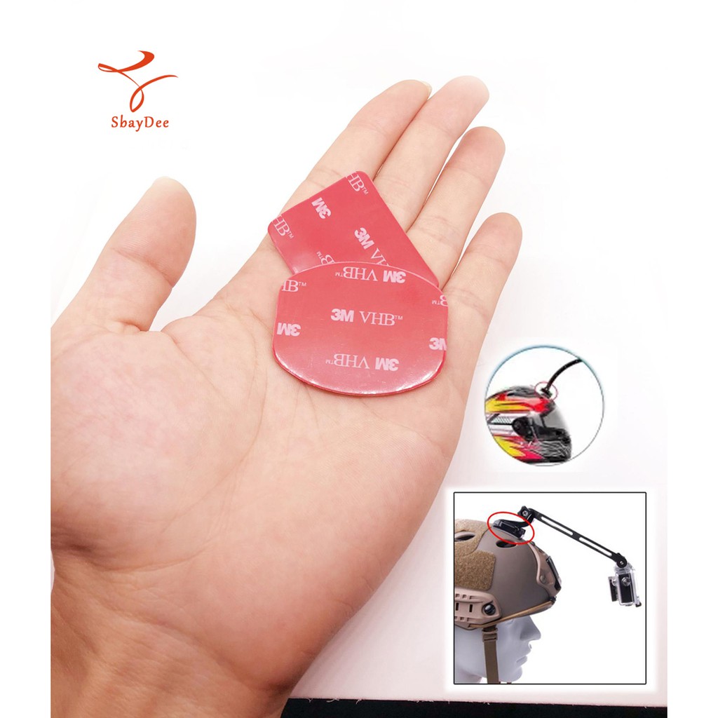 Square 3M + Round 3M Adhesive Sticky Pads Set for GoPro Hero 12/11/10/9