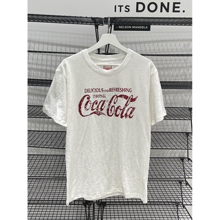 ♘¤◘Coca-Cola Fashion Casual Pure Cotton Trend All-match Comfortable Loose Printed Short Sleeve T-Shirt Men