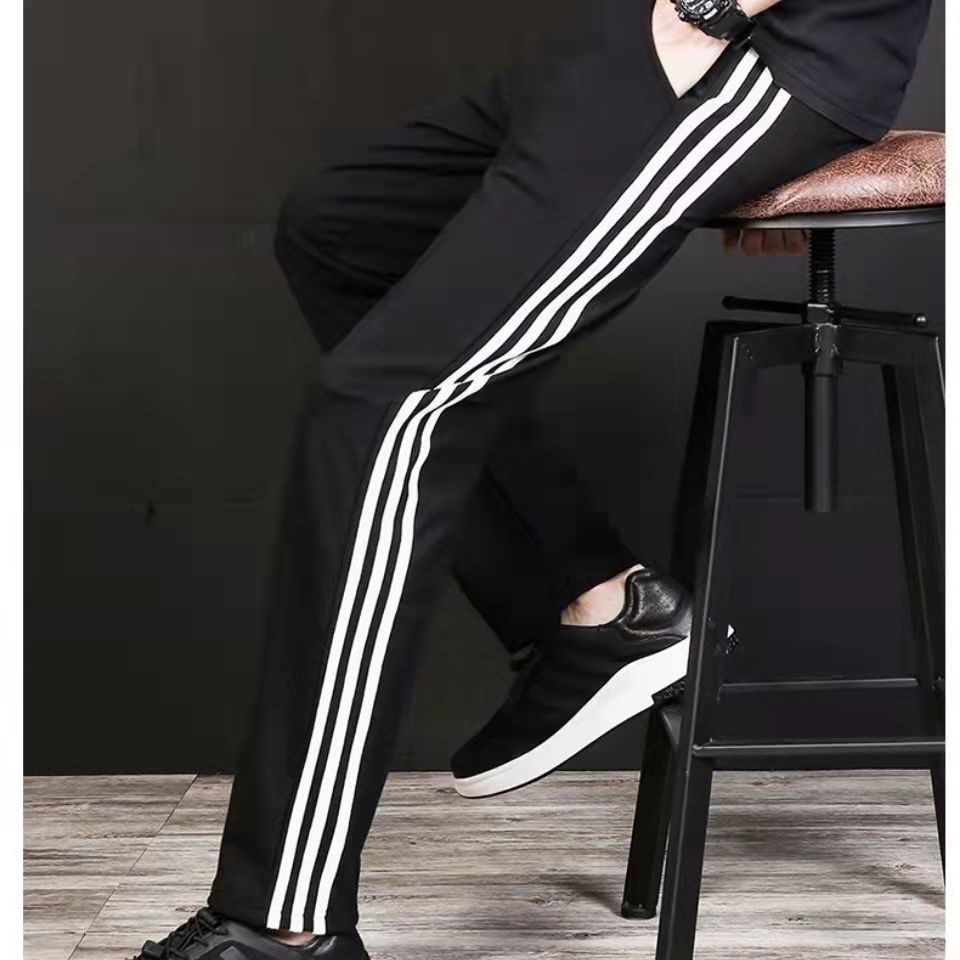 ภาพสินค้ากางเกงวอร์มชาย กางเกงยาวชาย แห้งไว ใส่สบาย กางเกงขาสามส่วนสีดำ สินค้าในกรุงเทพ จากร้าน hy_lucky_shop บน Shopee ภาพที่ 3