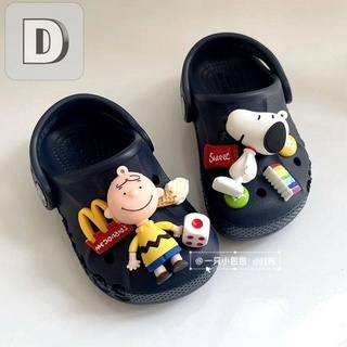 🔥จิ๊บบิทตัวติดรองเท้ามีรู รูปแบบการ์ตูน ตัวติดรองเท้า crocs DIY ตุ๊กตาติดรองเท้า  ตกแต่งสวยงาม สไตล์น่ารัก