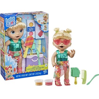 ภาพหน้าปกสินค้าBaby Alive Sunshine Snacks Doll, Eats and \"Poops,\" Waterplay Doll, Blonde Hair ตุ๊กตาเบบี้อะไลพ์ ที่เกี่ยวข้อง