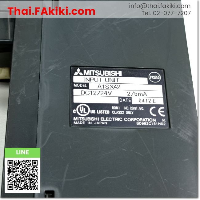 พร้อมส่ง-d-used-a1sx42-dc-input-unit-input-64-points-dc12-24v-2-5ma-mitsubishi-66-000-665