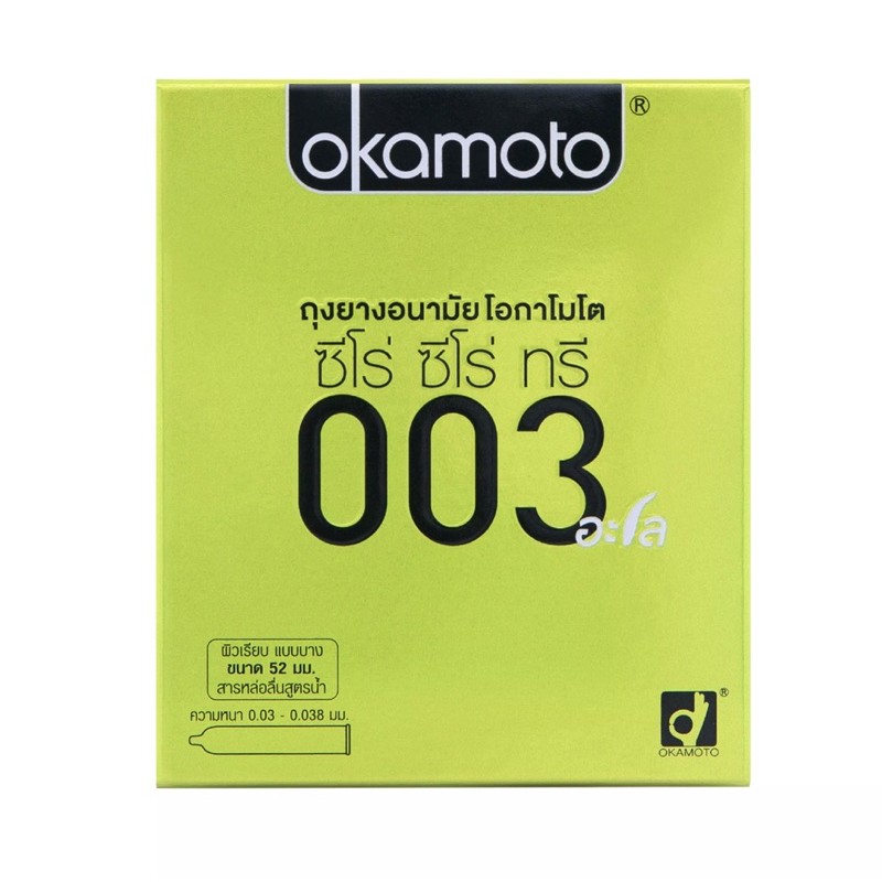 ยกแพ๊ค-12กล่อง-ถุงยางอนามัยโอกาโมโต-003อะโล-okamoto-003aloe-condom