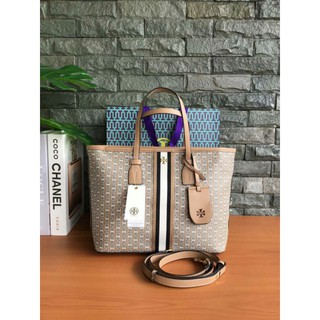 TORY BURCH GEMININ LINK TOTE BAGแท้💯outlet