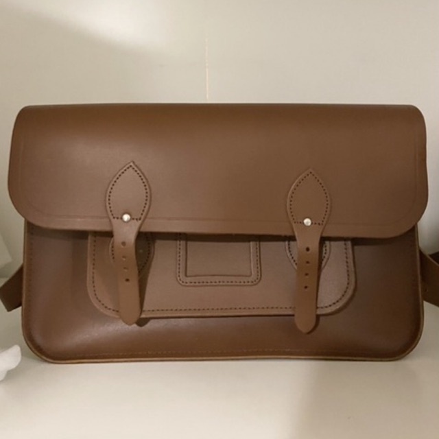 Cambridge Satchel 15 Classic Satchel in Leather Vintage Shopee Thailand