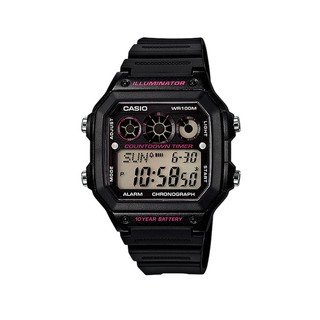 Casio นาฬิกาข้อมือ รุ่น AE-1300WH-1A2 - สีดำ