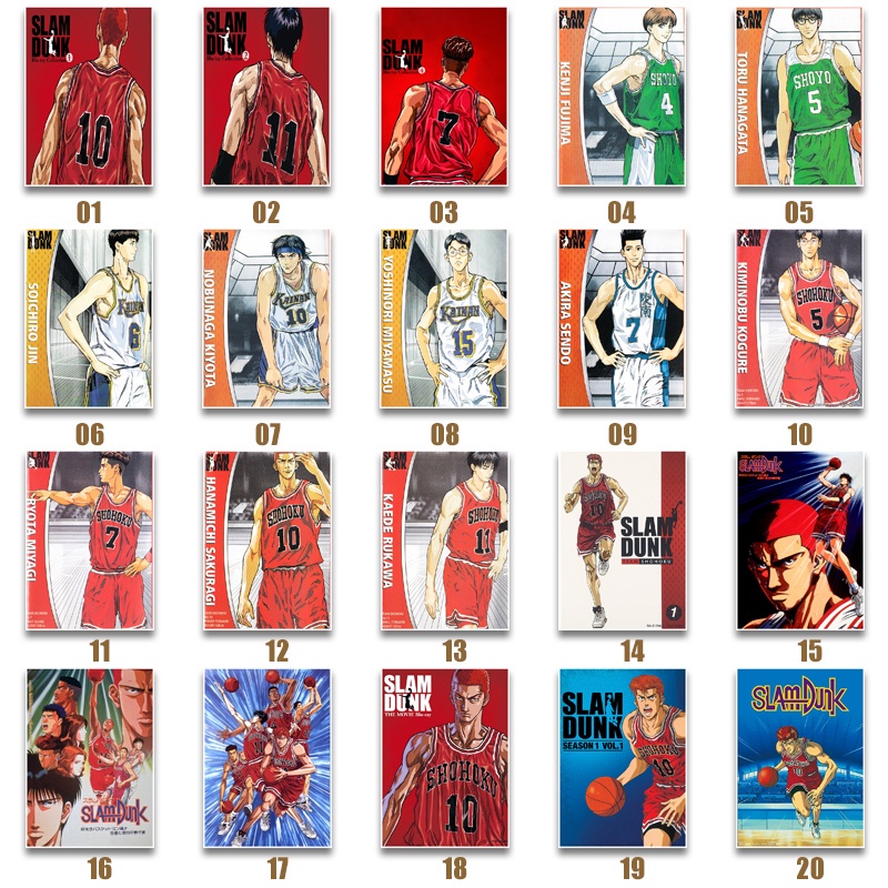 ภาพสินค้าโปสเตอร์กระดาษคราฟท์ รูปการ์ตูนอนิเมะ Rukawa Kaede Slam Dunk สไตล์ญี่ปุ่น สําหรับตกแต่งบ้าน จากร้าน ftstoreno.th บน Shopee ภาพที่ 3