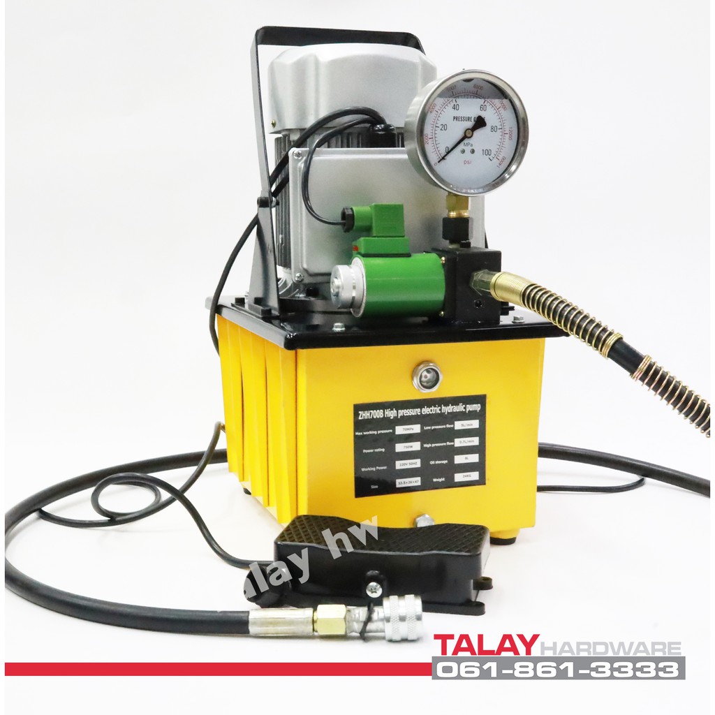 ปั๊มไฮดรอลิกไฟฟ้า-1-ทาง-electric-pump-hydraulic-รุ่น-zhh700b