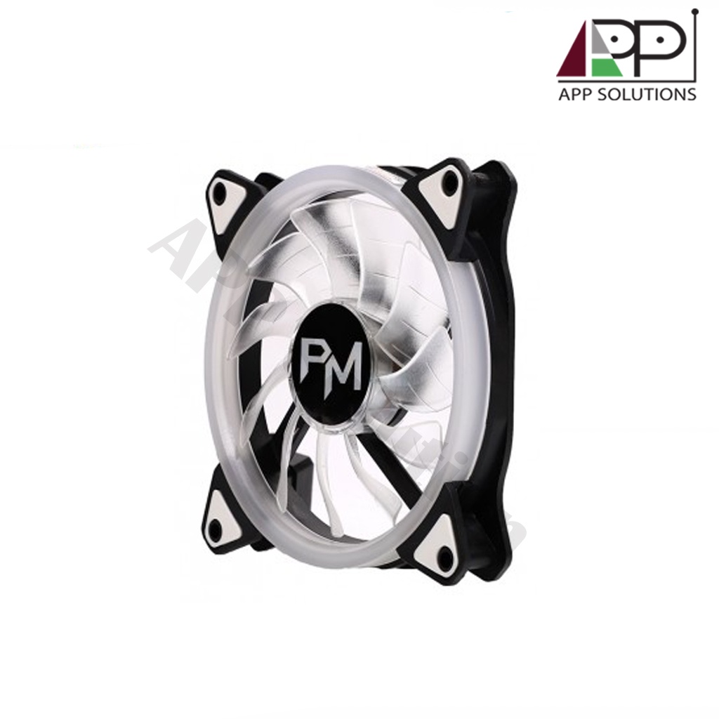 power-monster-พัดลมเคส-cooling-fan-a120-rgb-120mm-pack5-remote-ประกัน1ปี