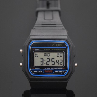 ภาพขนาดย่อของภาพหน้าปกสินค้านาฬิกา นาฬิกาแฟชั่น SK-1134 นาฬิกาข้อมือผู้ชาย สายเรซิ่น รุ่น F-91W-Black จากร้าน chen_2222 บน Shopee ภาพที่ 6