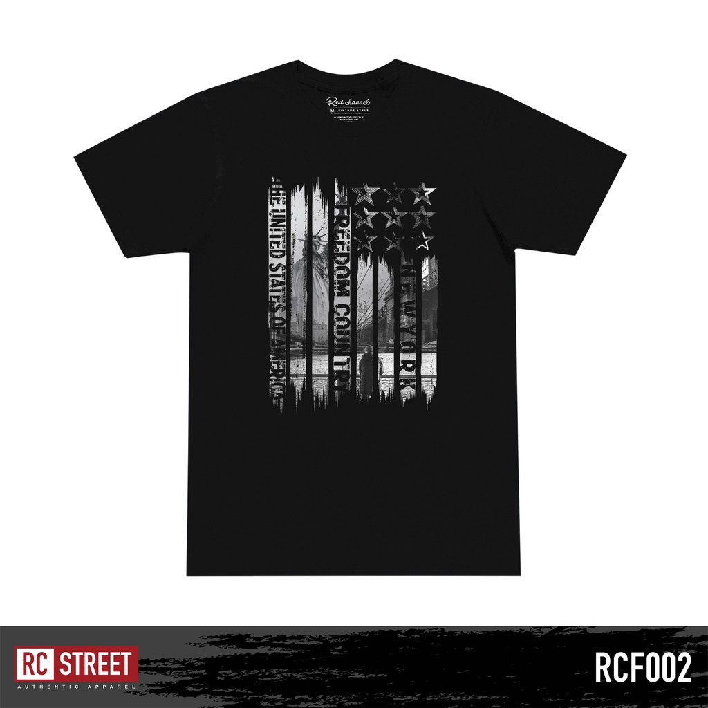 red-channel-เสื้อยืด-rc-freedom-rcf-100-cotton