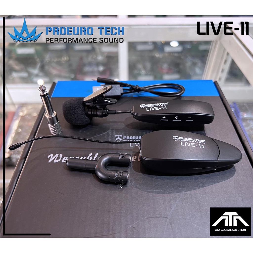 proeurotech-live-11-ไมค์ไลฟ์สด-ชาร์จแบตได้-live-11-live11-pro-eurotech-โปรยูโรเทค-ไมค์ลอย-ไมค์ลอยหนีบเสือ-ไมค์ลอยหนีบ