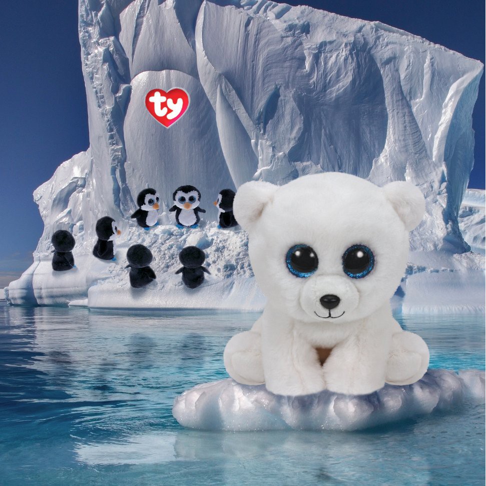 ty-beanies-ตุ๊กตาแบรนด์-ty-แท้-ตุ๊กตาหมีขาว-ari-ตุ๊กตาหมีขั้วโลก-สีขาว-ตาโต-น่ารัก-พร้อมส่ง-white-polar-bear
