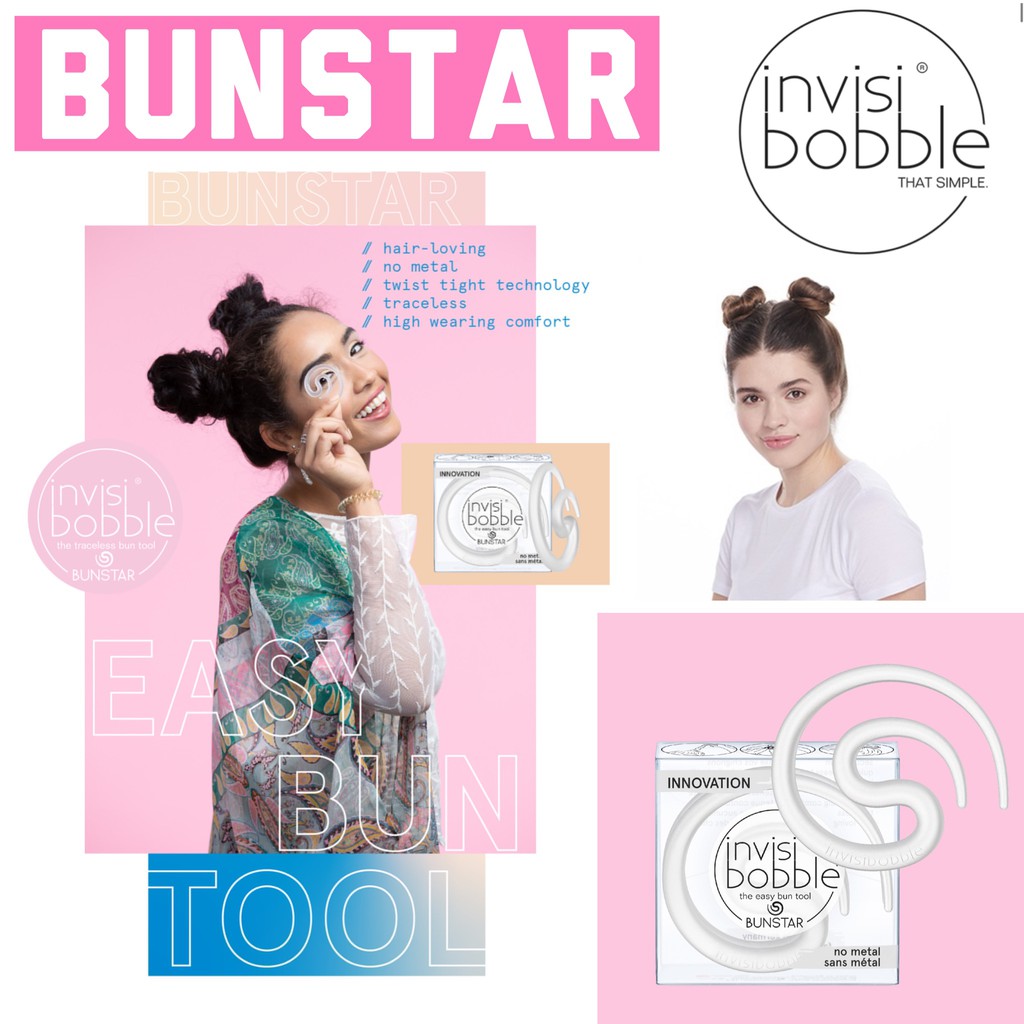 invisibobble-รุ่น-bunstar-สำหรับมวยผมง่ายๆ-แท้จาก