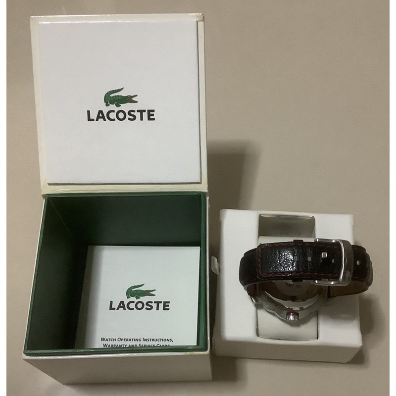 นาฬิกาข้อมือสายหนัง-แบรนด์-lacoste-ของแท้จากช้อป-มือสองของแม่ค้าเองค่ะ