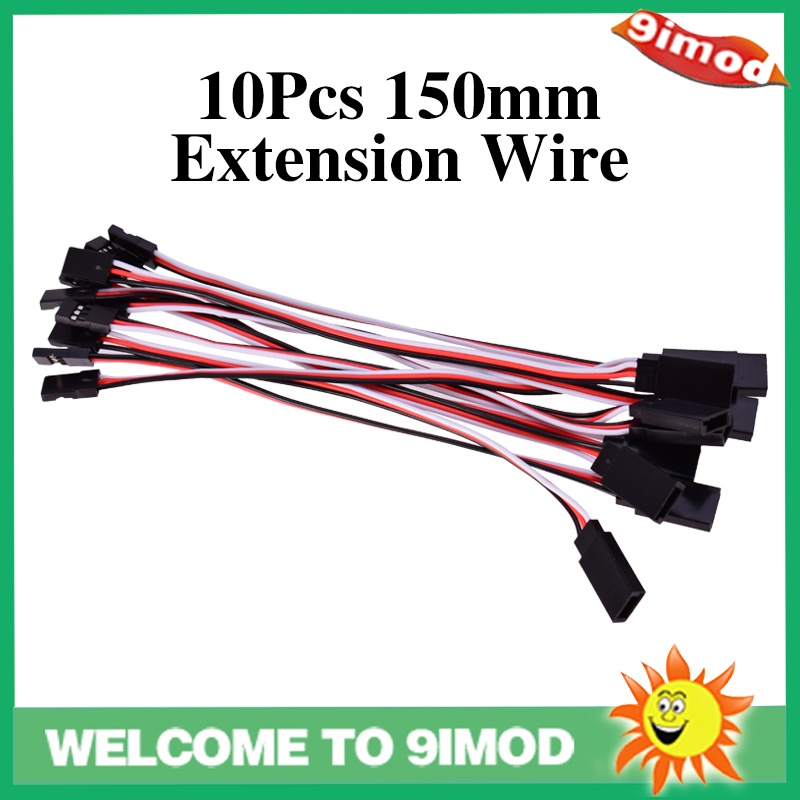 10pcs-สายservo-1m-1-5m-3m-สายต่อเซอร์โว-servo-มีหลายขนาด-สายไฟ-สายไฟต่อ-ปลั้ก-ปลั๊ก-แบตเตอรี่-อะไหล่-diy