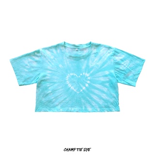 เสื้อครอปมัดย้อม เอวลอย Tie Dye  Crop top