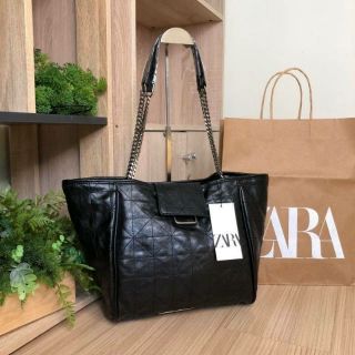 กระเป๋า ZARA แท้ ราคา Sale ทรง shopping งานตามหา