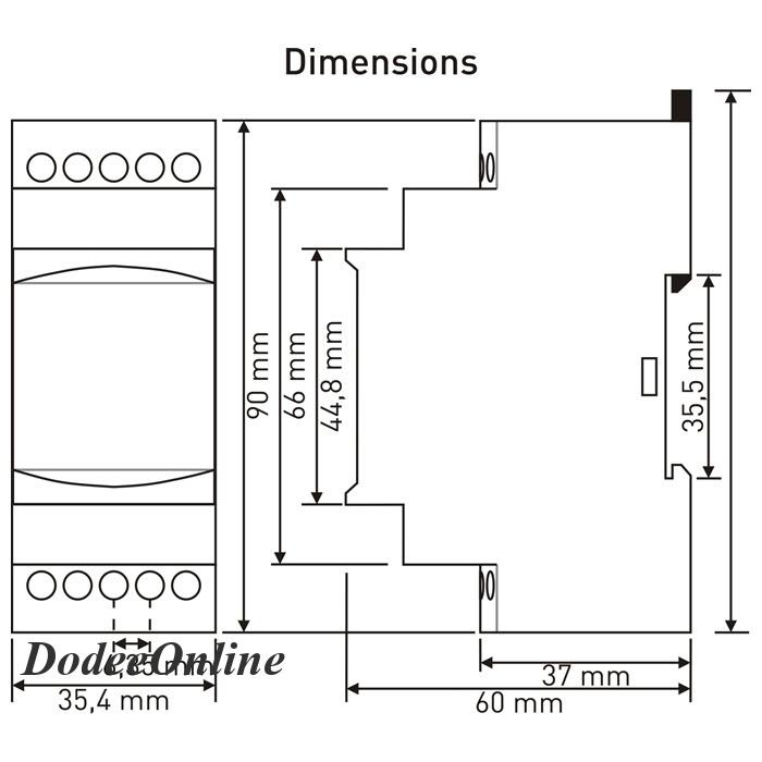 samwha-dsp-dav-100-professional-measuring-devices-ammeter-voltmeter-digital-panel-meter-dav-100