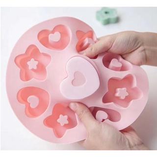 Heart flower Silicone mold พิมพ์ซิลิโคนรูปหัวใจดอกไม้