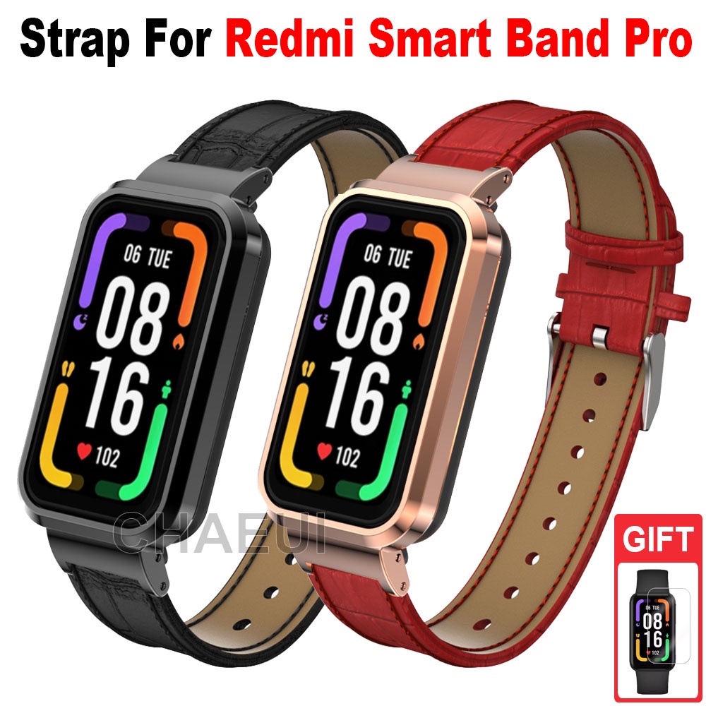 สายนาฬิกาข้อมือ-สายหนัง-แบบเปลี่ยน-สําหรับ-redmi-smart-band-pro