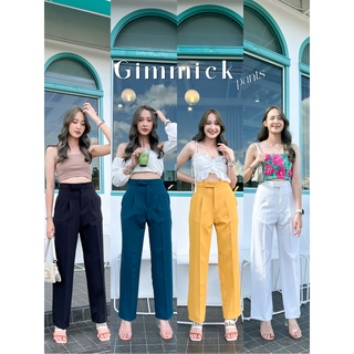 Fashion by.ATOM ◾Gimmick pants◾ กางเกงขายาว กางเกงทรงกระบอก