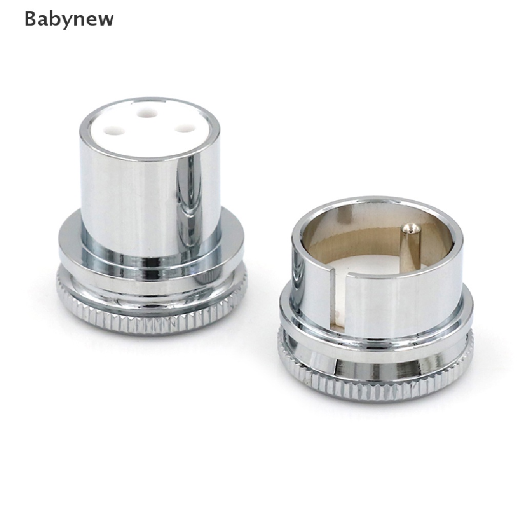 lt-babynew-gt-rhodium-plated-xlr-male-female-noise-reducing-caps-ptfe-insulation-on