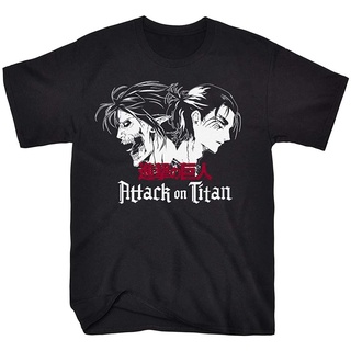 HH Benksrt Attack On Titan Creative Adult T-Shirt Novelty Anime T-Shirts เสื้อยืด new cotton